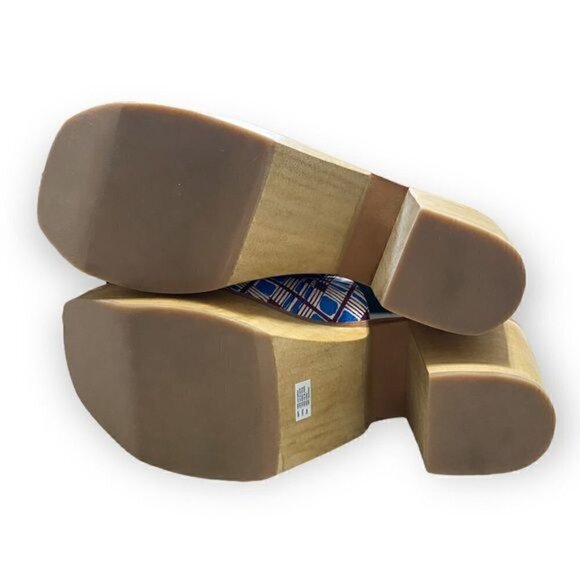 New in Box, Rachel Comey Jibe Clog in Blue multi print leather,  Size 10 - Picture 10 of 14